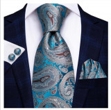 Set cravata + batista + butoni - matase - model 53
