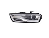 Far Audi Q3 (8u), 01.2015-08.2018, montare fata, stanga, bi-xenon; cu lumini de zi tip LED; D5S+H8+LED; electric; fara modul LED; fara bec xenon; far, TYC
