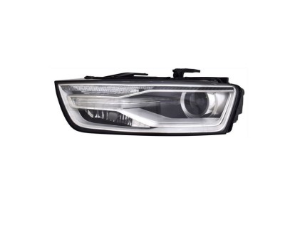 Far Audi Q3 (8u), 01.2015-08.2018, montare fata, stanga, bi-xenon; cu lumini de zi tip LED; D5S+H8+LED; electric; fara modul LED; fara bec xenon; far foto