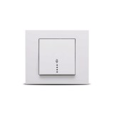 Intrerupator Cap Scara LED ST Alb, Ovivo