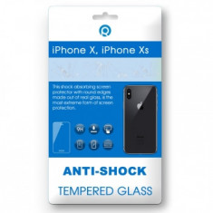 iPhone X, iPhone Xs Sticlă securizată 3D neagră (partea din spate)