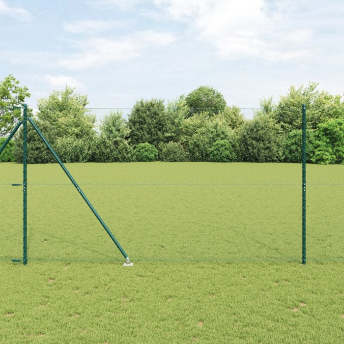 Gard Hexagonal vidaXL Verde 1.6x10 m Oțel