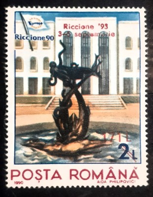Romania 1993 LP 1323 Expozitia filatelica Riccione supratipar 1v. mnh foto