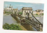 FA106 -Carte Postala- UNGARIA - Budapest, Chain Bridge, circulata 1968