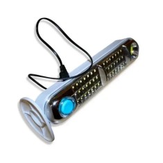 Lampa LED portabilă, lanternă re&icirc;ncărcabilă YL-8686, 1200 mAh, 42 LED-uri cu c&acirc;rlig.