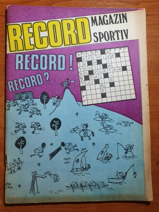 revista record magazin sportiv noiembrie 1981-interviu nadia comaneci