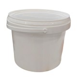 Set 6 Galetuse Rotunde 2.5l Sigilabile cu Capac Plastic Alb CNN32204