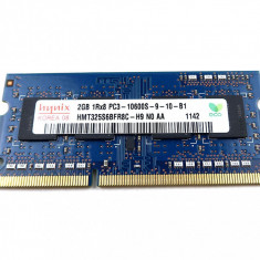 Memorie Laptop Hynix 2GB DDR3 10600S 1333Mhz CL9 HMT325S6BFR8C