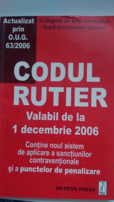 Codul rutier 2006 foto