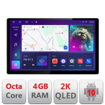 Navigatie dedicata Mercedes Clasa R N-215 Edonav ecran 13&amp;quot; 2K 8 si 128 Android Waze USB Navigatie 4G 360 Toslink Youtube Radio KIT CarStore Technology foto