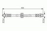 Conducta / cablu frana BMW Seria 3 (E36) (1990 - 1998) BOSCH 1 987 476 444