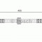 Conducta / cablu frana BMW Seria 3 Cabriolet (E36) (1993 - 1999) BOSCH 1 987 476 444