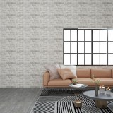 vidaXL Panouri de perete 3D model cărămidă, gri deschis, 11 buc., EPS