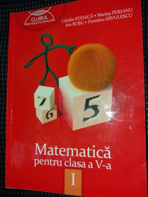 MATEMATICA PENTRU CLASA A V A ,STANICA... foto