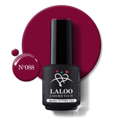 088 Garnet Red | Laloo gel polish 15ml foto