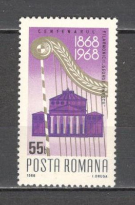 Romania.1968 100 ani Filarmonica George Enescu DR.188 foto
