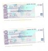 2 x Cec de calatorie 50 euro American Express Travelers Cheque, serie consecutiva, stare buna