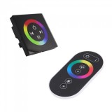 Controller RGB touch ST panou si telecomanda 433 12-24V M001S, CE Contact Electric