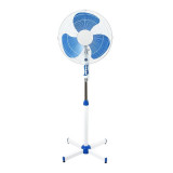 Ventilator cu picior Rosberg, 3 viteze, 40 W, elice aerodinamica, Albastru