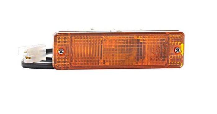 Lampa semnalizare fata Audi 50 (Typ 86), 09.1974-08.1978, Audi 80 (B1), 08.1974-07.1978 , partea Stanga=Dreapta, Fata, in bara;tip bec P21W; galben;