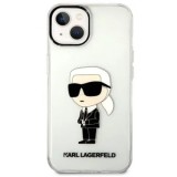 Cumpara ieftin Husa Cover Karl Lagerfeld IML Ikonik NFT pentru iPhone 14 Plus Transparent