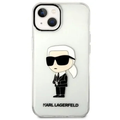 Husa Cover Karl Lagerfeld IML Ikonik NFT pentru iPhone 14 Pro Max Transparent foto