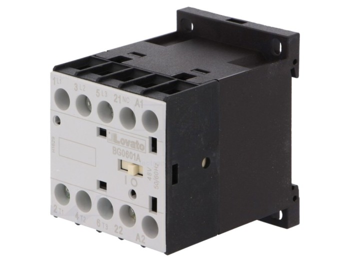 Contactor 3P NO x3, 48VAC, 6A