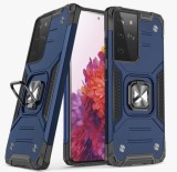 Wozinsky Ring Armor tough hybrid case cover magnetic holder Samsung Galaxy S22 Ultra albastra
