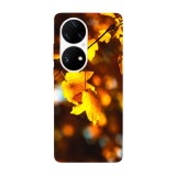 Husa compatibila cu Huawei Nova Y70 model Fall leaves, Silicon, TPU, Viceversa, Transparent, Carcasa