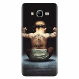 Husa silicon pentru Samsung Grand Prime, Body Builder Cute Baby Tattoo