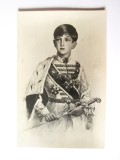 Serbia,carte postala foto necirculată circa 1934 cu ultimul rege al Iugoslaviei,Petru II