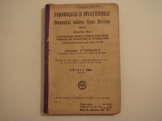 Parabolele si invataturile Domnului nostru Iisus Hristos - economul D. Georgescu foto