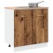 vidaXL Dulap inferior de chiuvetă &ldquo;Lyon&rdquo; lemn vechi 80x46x81,5 cm