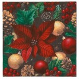 Servetele de Crăciun cu Două Straturi - Model Vasc 40x40cm, CMCLASS