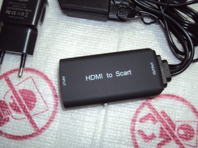 convertor,adaptor din HDMI in SCART foto