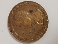 de colectie .MEDALIE TRAIAN VUIA -primul zbor .Diametru 60 mm .