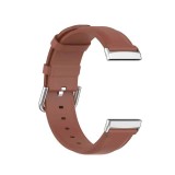 Cumpara ieftin Curea Edman din piele compatibila cu Fitbit Versa 3 / Sense, Maro