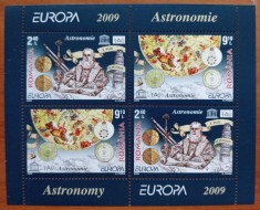 RO. &amp;quot; Europa 2009 - Astronomie &amp;quot;-BLOC de 4v-LP 1832- COLITA- MNH-NESTAMP-LUX - Livrare gratuita la comenzi de 200 lei foto