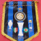 Fanion fotbal FC INETRNAZIONALE MILANO (dimensiuni 32x23 cm)