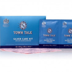 Mini-kit pentru curatat bijuterii din argint silver care kit town talk