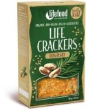LIFECRACKERS cu rozmarin raw eco 90g, Lifefood