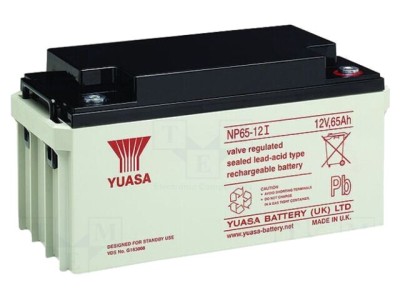 Acumulator YUASA plumb-acid 12V 65Ah AGM fără &amp;icirc;ntreținere foto