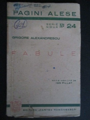 Pagini alese- Fabule foto