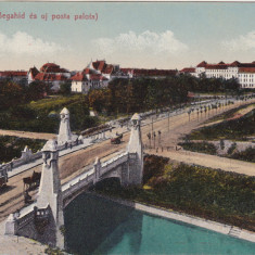 CP Timisoara Begahid Posta Palota Pod Bega si Palatul Postei ND(1918)