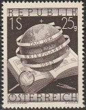 B1806 - Austria 1953 - Ziua marcii neuzat,perfecta stare, Nestampilat