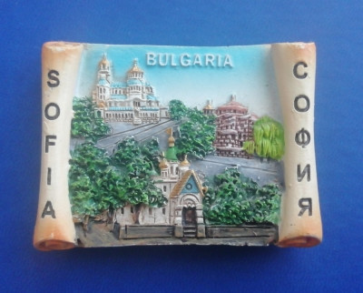 M3 C1 - Magnet frigider - tematica turism - Bulgaria 2 foto