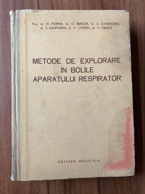 METODE DE EXPLORARE IN BOLILE APARATULUI RESPIRATOR- ZIBALIS ,BERCEA .POPPER foto