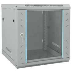 vidaXL Dulap de rețea cu depozitare Gri 53 x 60 x 60 cm Oțel