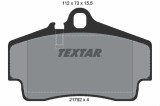 Set placute frana TEXTAR 2179203