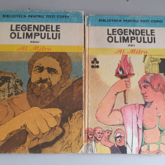 Alexandru Mitru - Legendele Olimpului , 2 volume -1978, editie cartonata